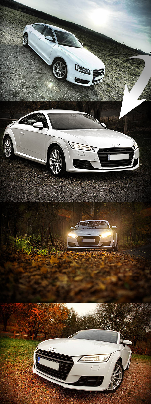 Från Audi till ny Audi