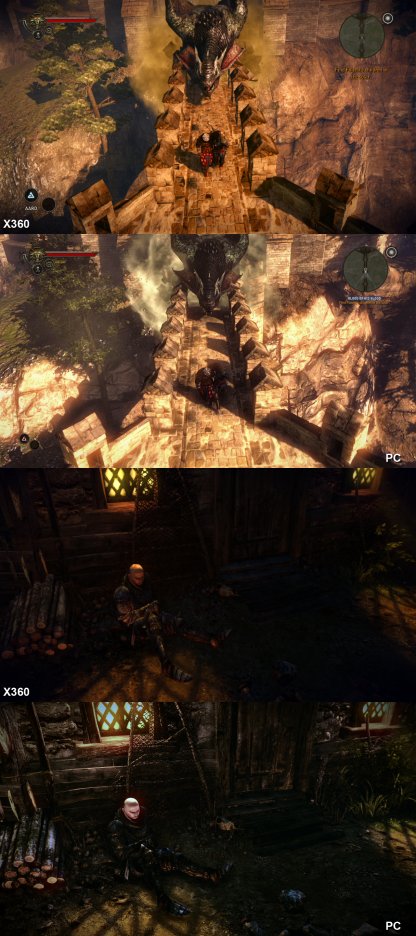The Witcher 2 - PC vs Xbox 360